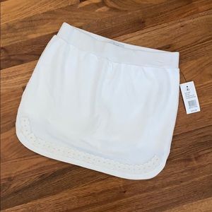 Girls white skort